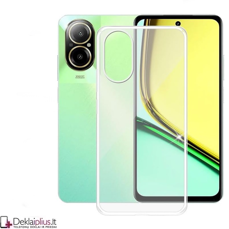 Silikoninis ploniausias dėklas - permatomas (Realme C67 4G) Silikoninis ploniausias dėklas - permatomas (Realme C67 4G)